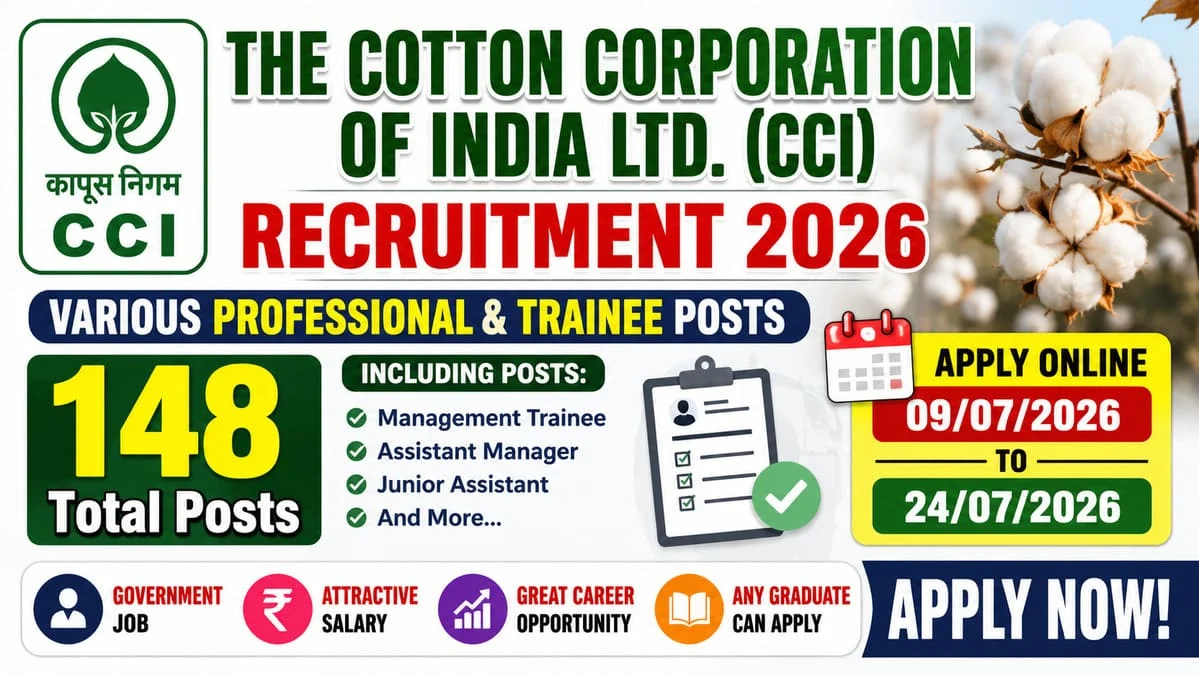 CCI Various Post Direct Recruitment 2026