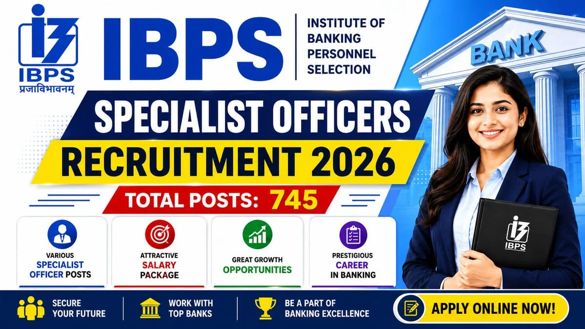 IBPS Specialist Officers SO Recruitment 2026