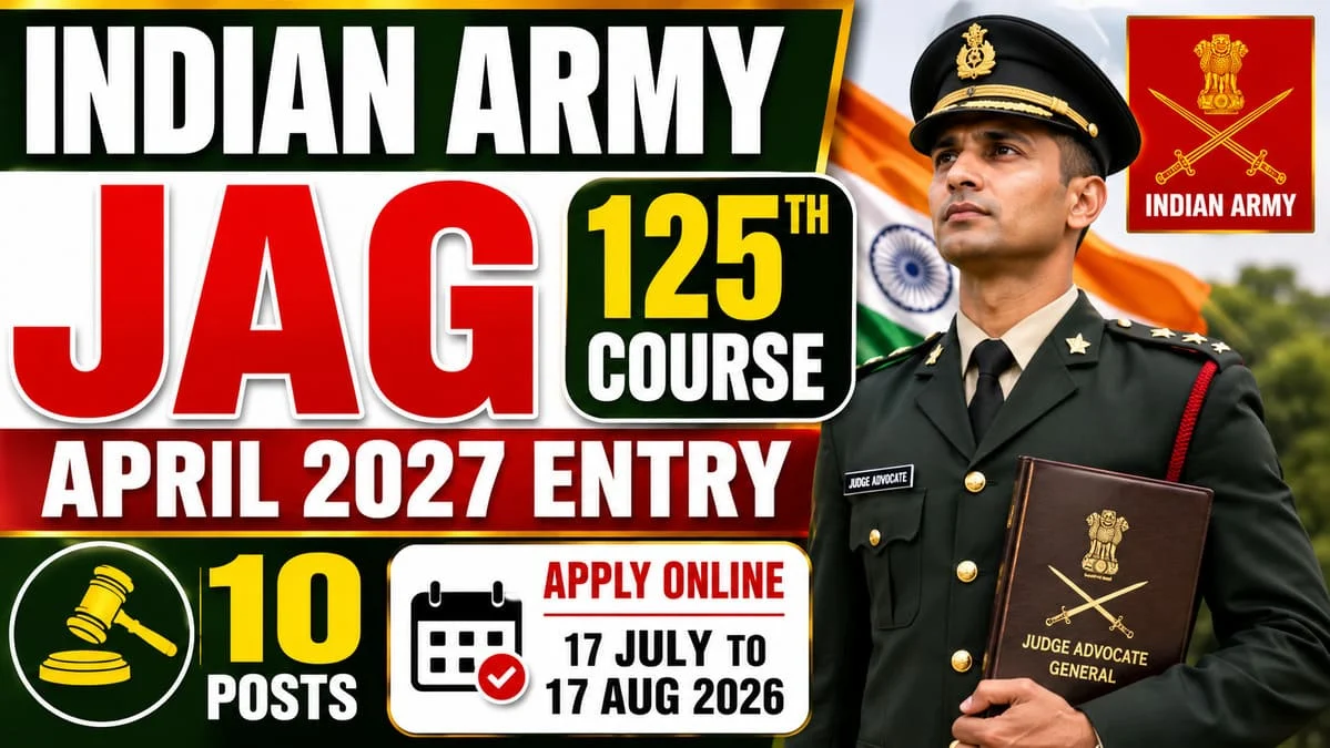 JAG (Judge Advocate General) Entry Scheme 125th Course 2027