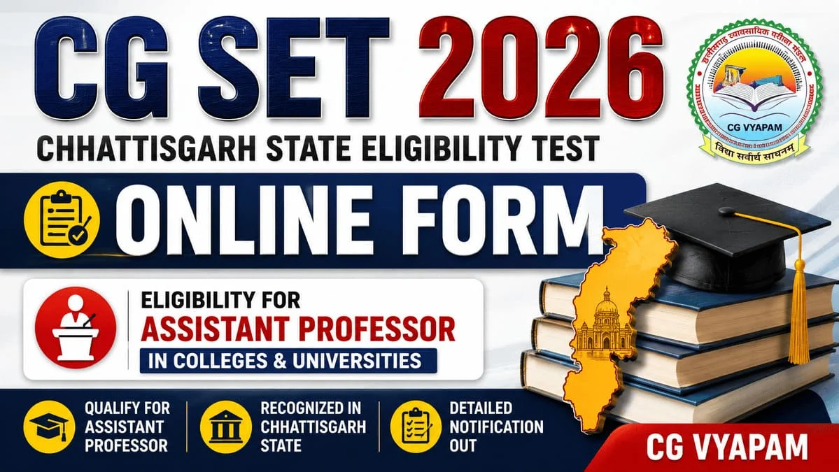 chhattisgarh State Eligibility Test CG SET 2026