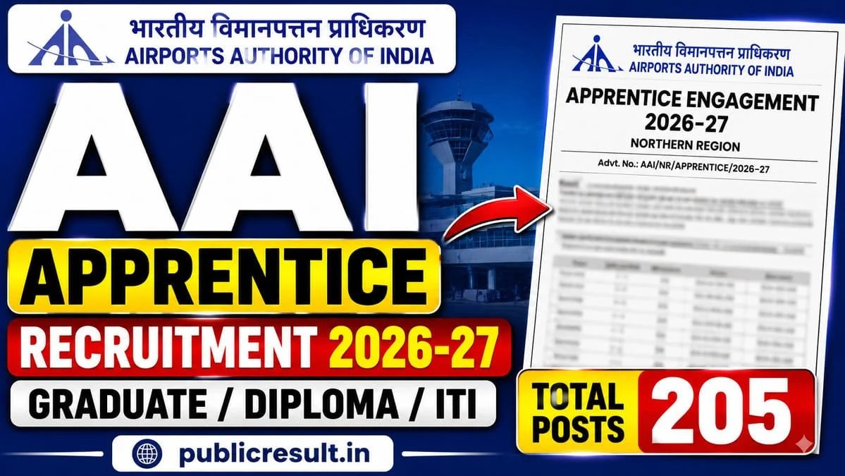 AAI Apprentice Recruitment 2026-27