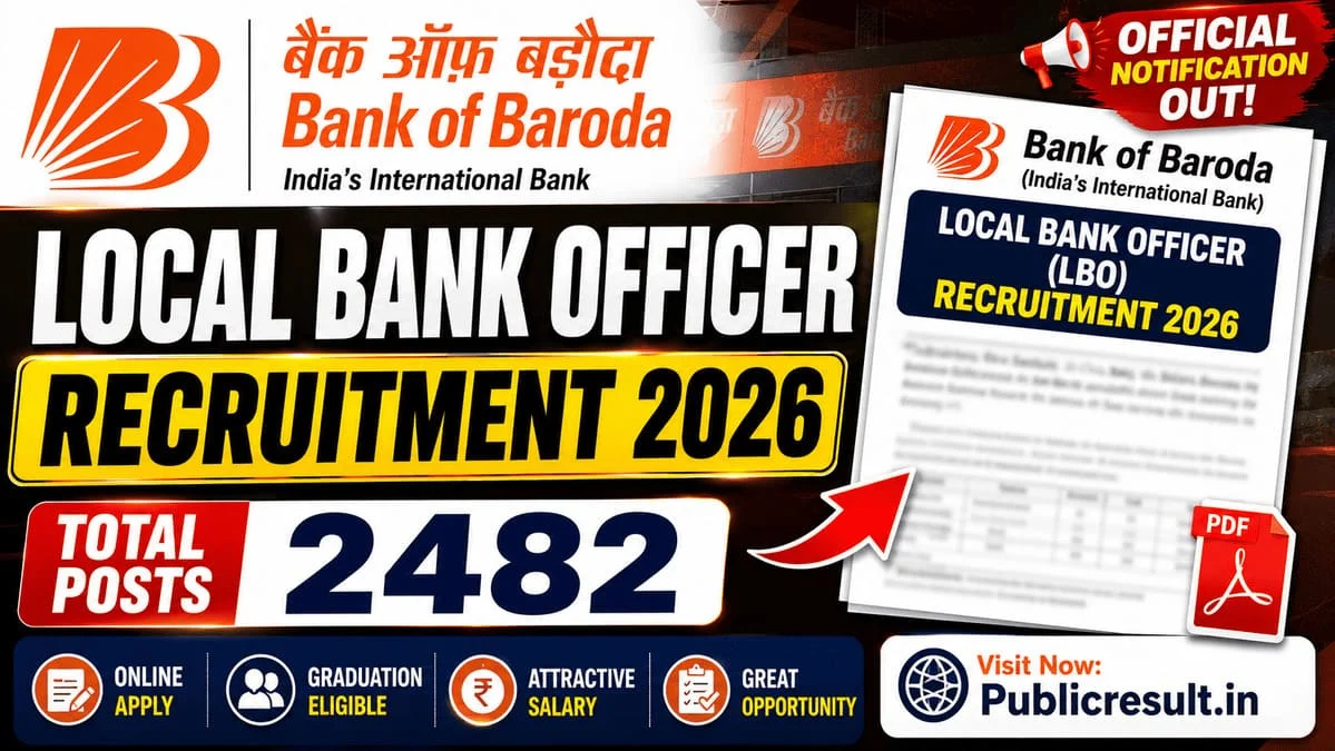 BOB Local Bank Officer LBO Recruitment 2026