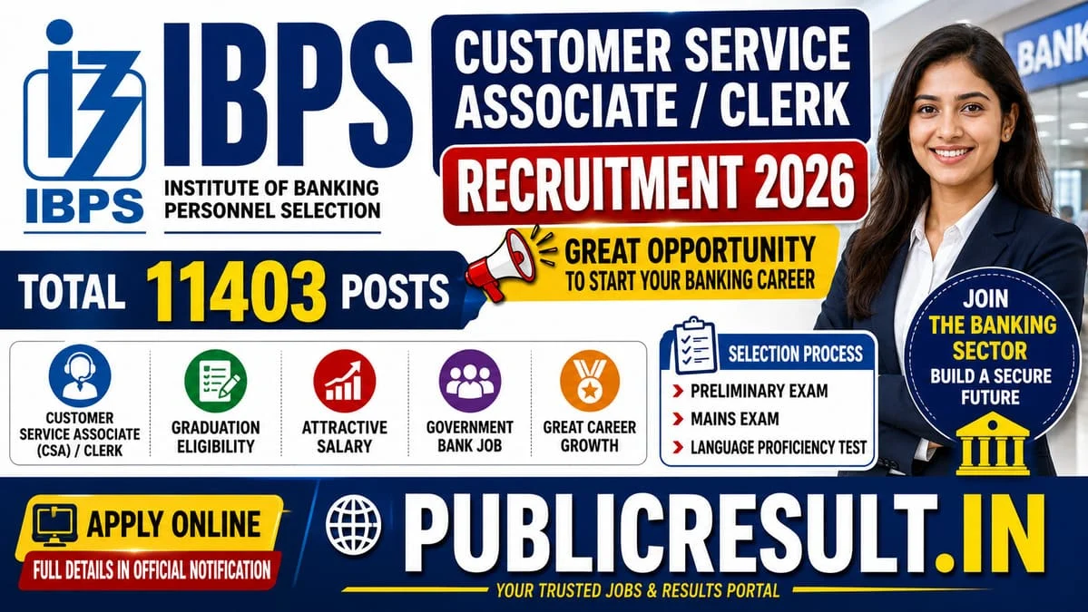 IBPS Clerk Recruitment 2026