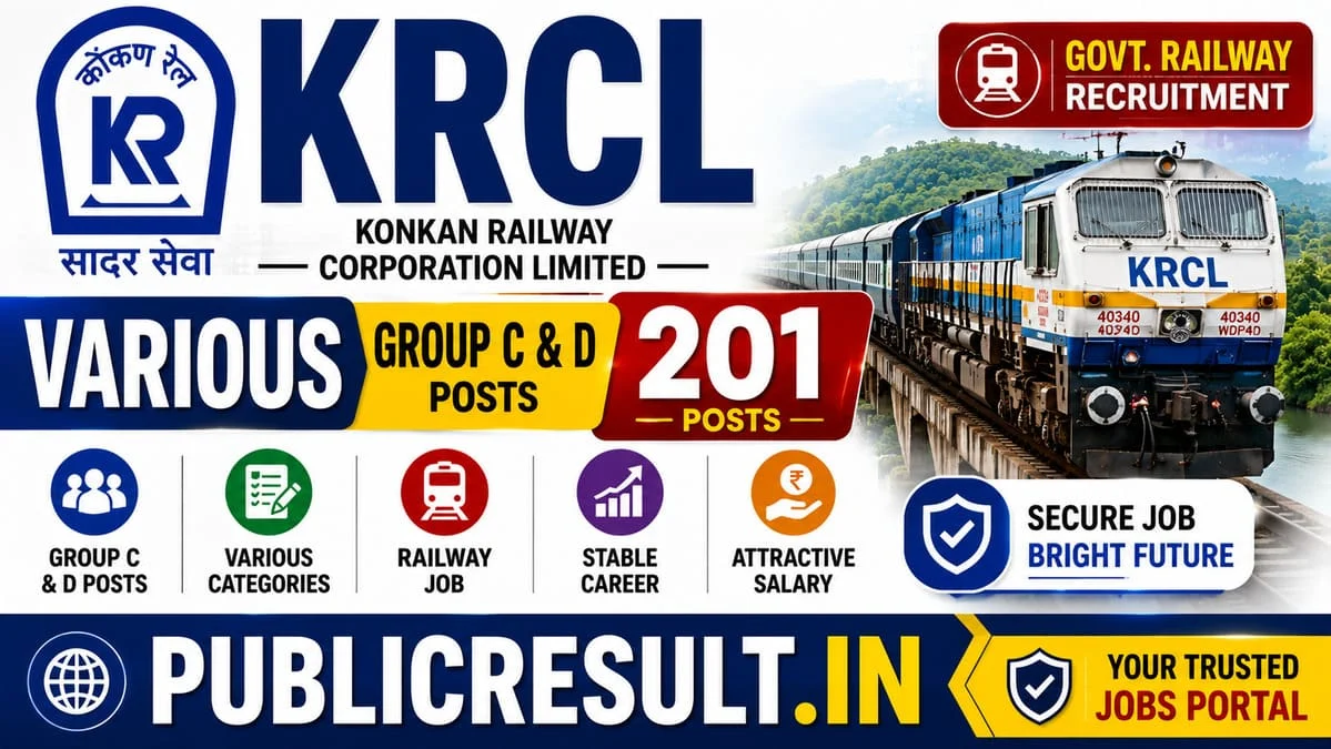 KRCL railway group c and d recruitment 2026